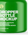 Glossy Dropper Bottle Mockup