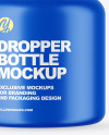 Matte Dropper Bottle Mockup