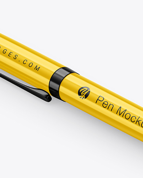 Glossy Pen Mockup