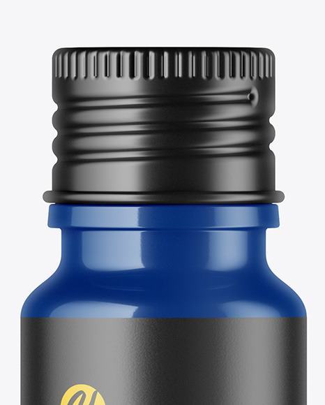 Glossy Bottle Mockup