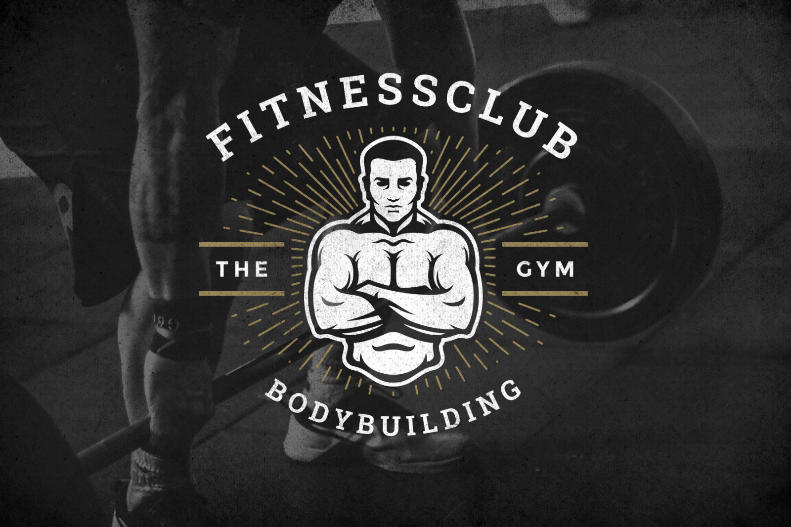 Retro Fitness & Gym Logos Set Retro Fitness & Gym Logos Set