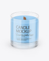 Candle W/ Kraft Box Mockup