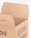 Candle W/ Kraft Box Mockup