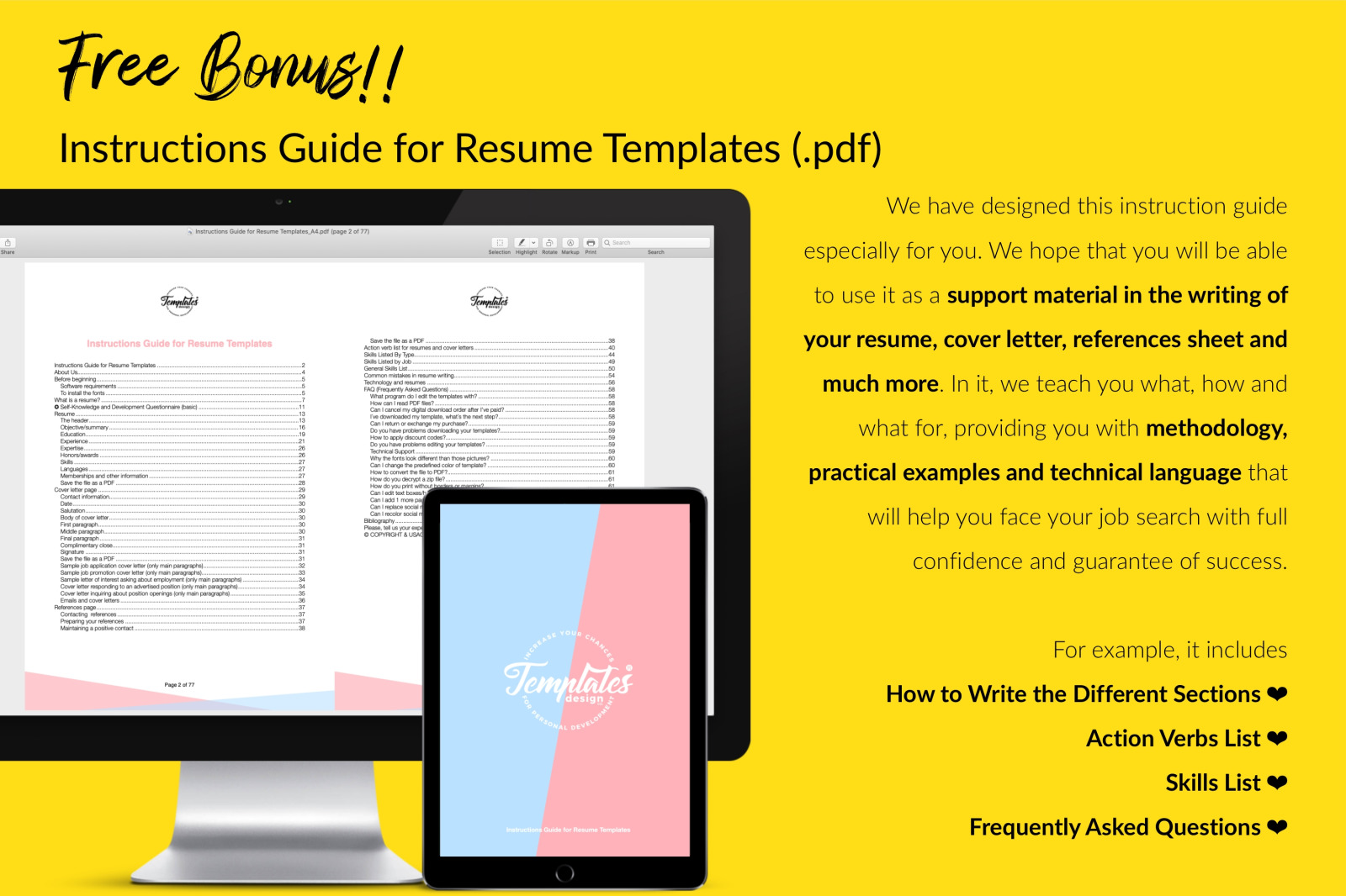 Legal Resume Template for Microsoft Word &amp; Apple Pages // Cora Bailey CV Design Template