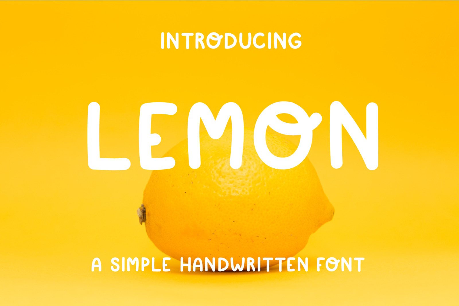 Simple playful font - Lemon Simple playful font - Lemon