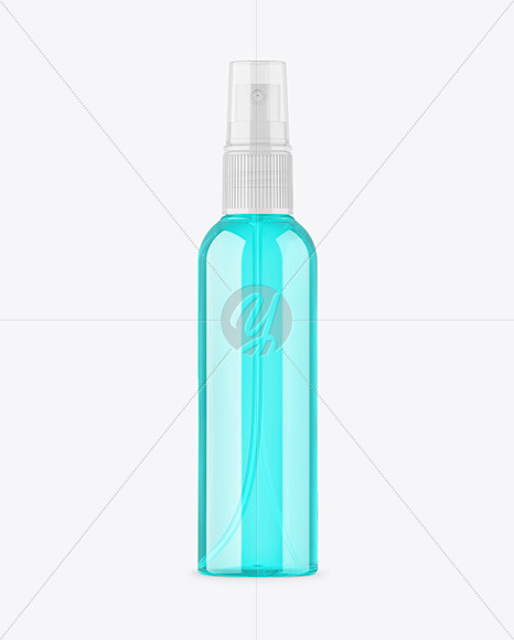 Colored Spray Bottle Mockup