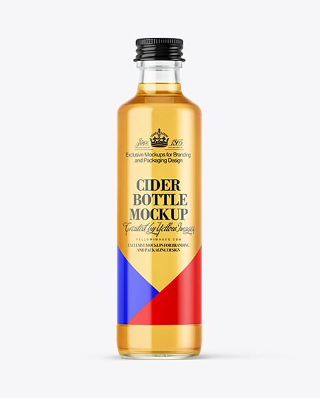 Cider Bottle Mockup