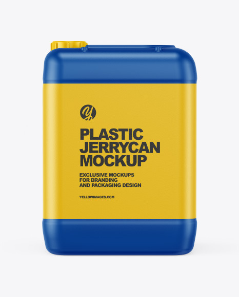 Matte Jerrycan Mockup