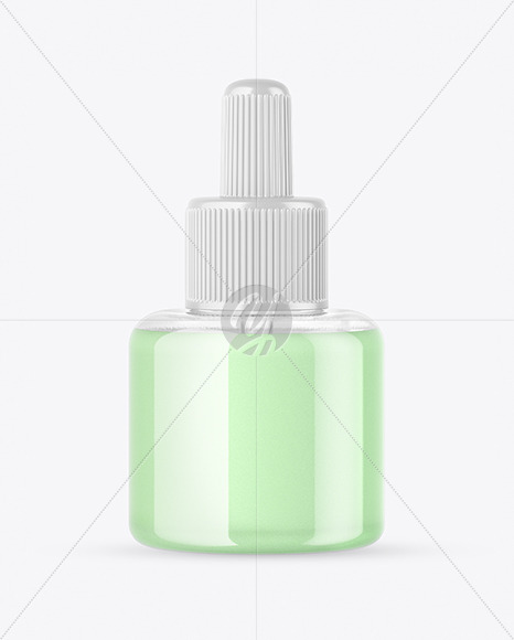 Clear Glass Dropper Bottle Mockup