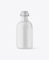 Glossy Ceramic Bottle Mockup