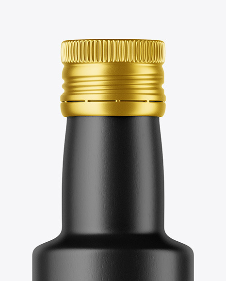 Ceramic Bottle With Paper Label Mockup