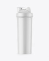 Matte Shaker Bottle Mockup - Front View