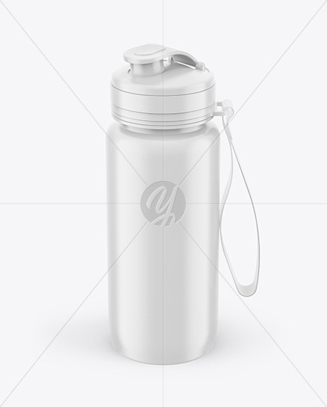 Glossy Sport Bottle Mockup