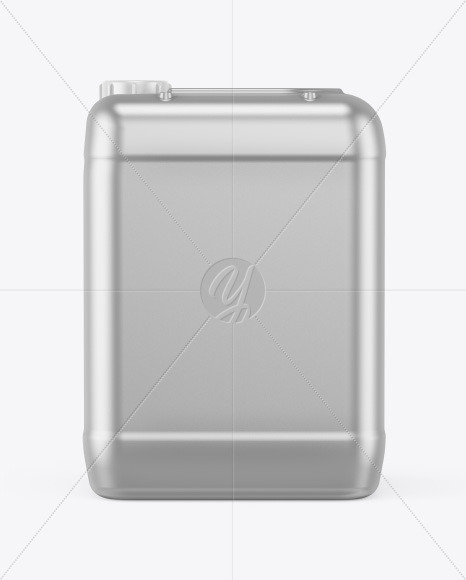 Metallic Jerrycan Mockup