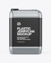 Metallic Jerrycan Mockup