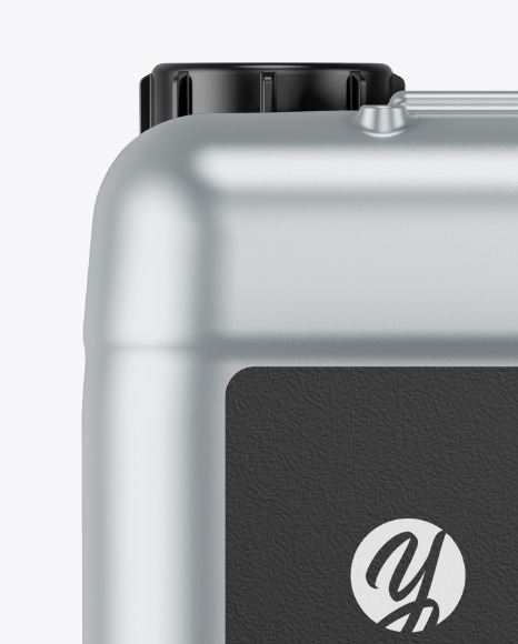 Metallic Jerrycan Mockup