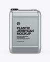 Metallic Jerrycan Mockup