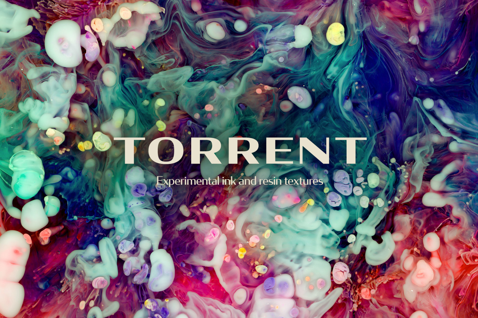 Torrent: Experimental Ink and Resin Textures