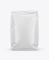 Matte Food Bag Mockup - Front View