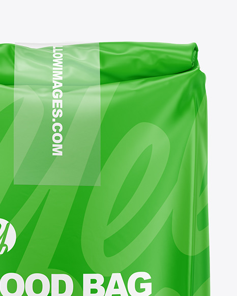 Matte Food Bag Mockup - Front View