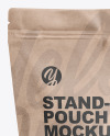 Kraft Stand-Up Pouch Mockup