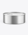 Metallic Tin Can Mockup