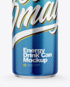 Metallic Drink Can Mockup