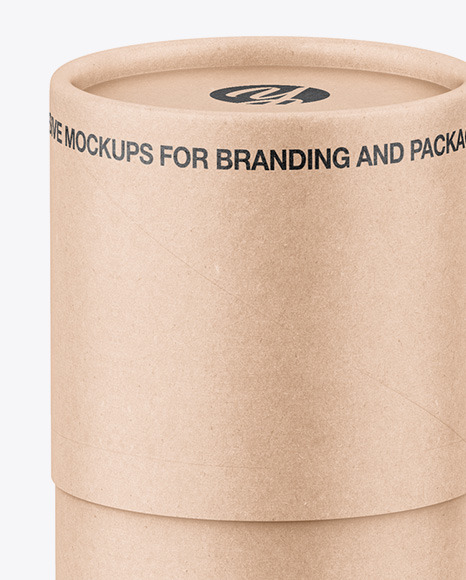 Kraft Tube Mockup Kraft Tube Mockup