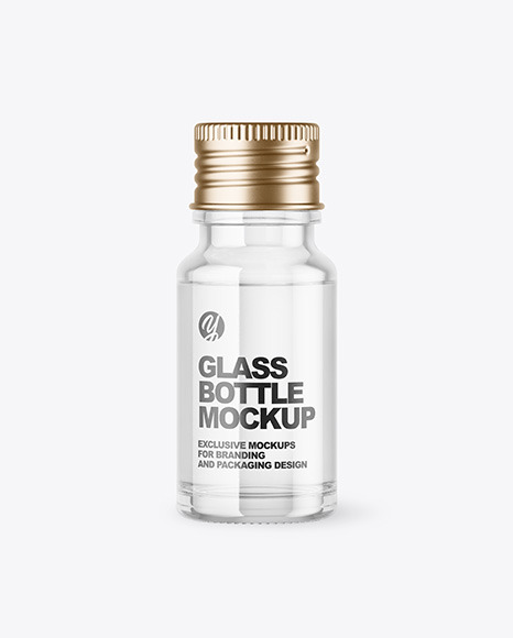 Clear Glass Bottle Mockup Clear Glass Bottle Mockup