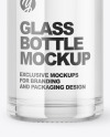 Clear Glass Bottle Mockup Clear Glass Bottle Mockup