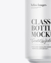 Frosted Vodka Bottle Mockup