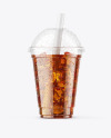 Iced Black Tea Cup Mockup