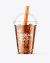 Iced Black Tea Cup Mockup