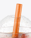 Iced Black Tea Cup Mockup