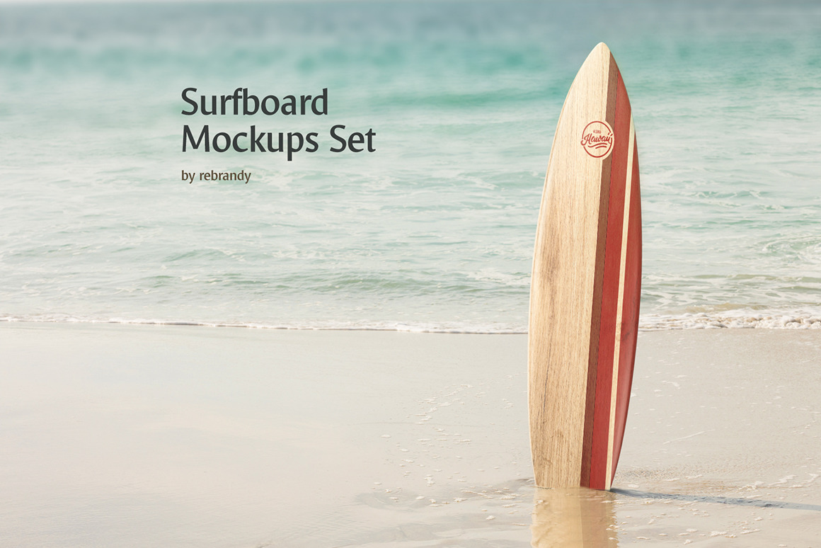 Surfboard Mockups Set Surfboard Mockups Set