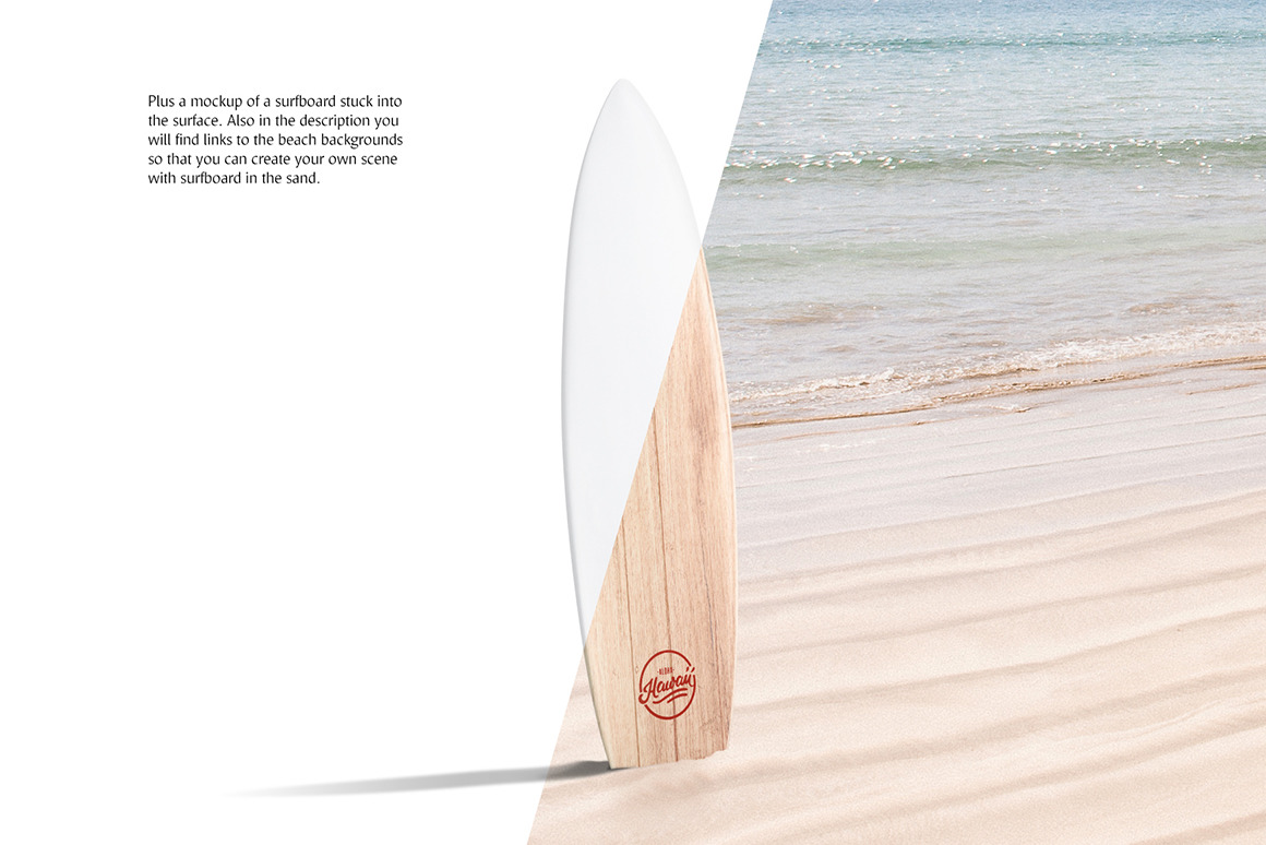 Surfboard Mockups Set Surfboard Mockups Set