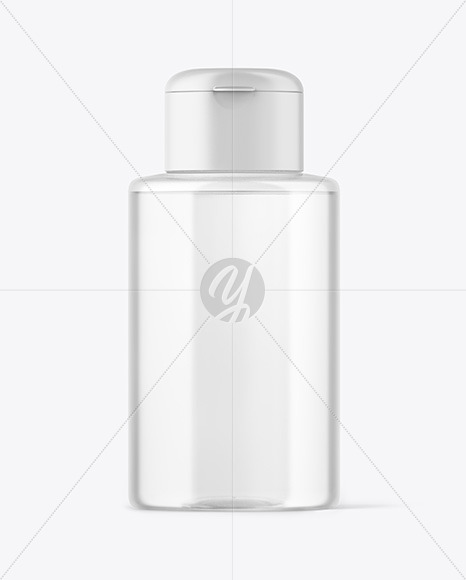 Clear Plastic Bottle Mockup