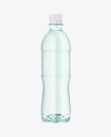 Green Plastic Water Bottle Mockup