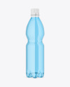 Clear Plastic Drink Bottle Mockup