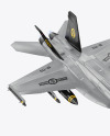 Combat Fighter - Half Side View