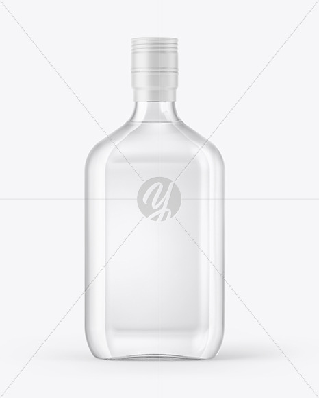 Glass Vodka Bottle Mockup Glass Vodka Bottle Mockup