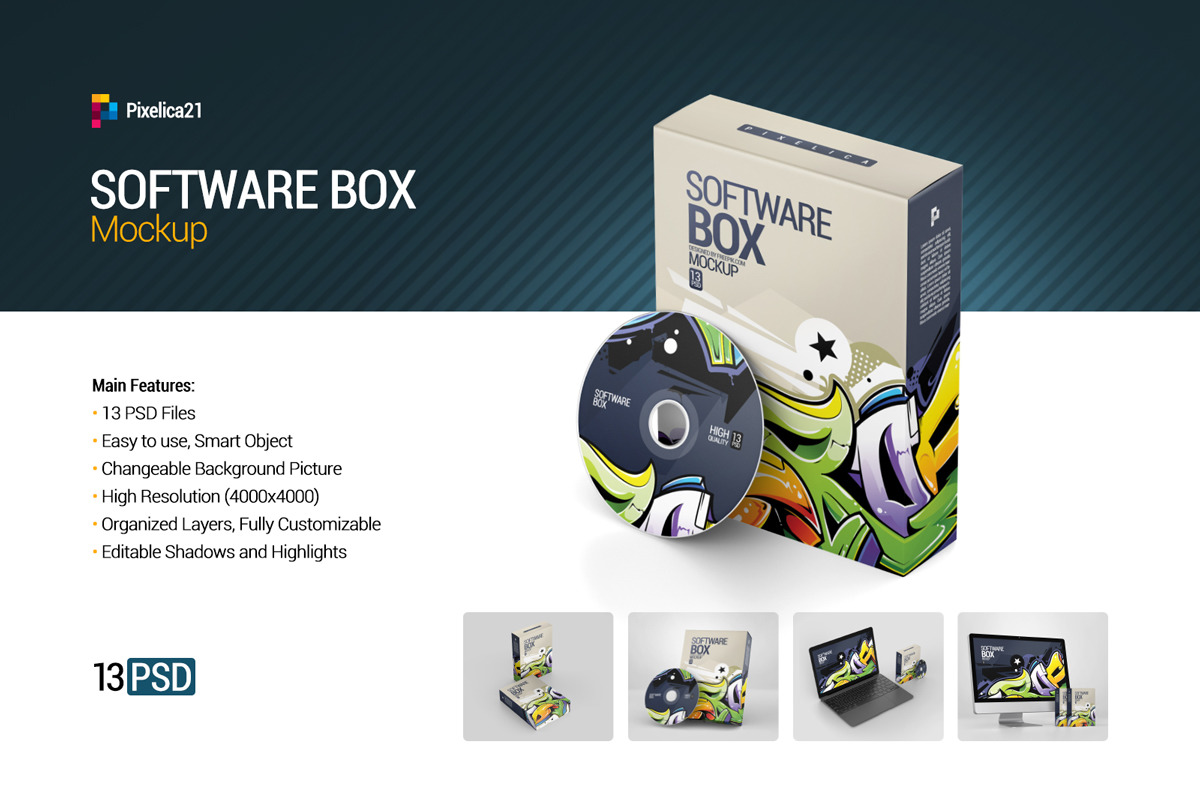 Software Box Mockup