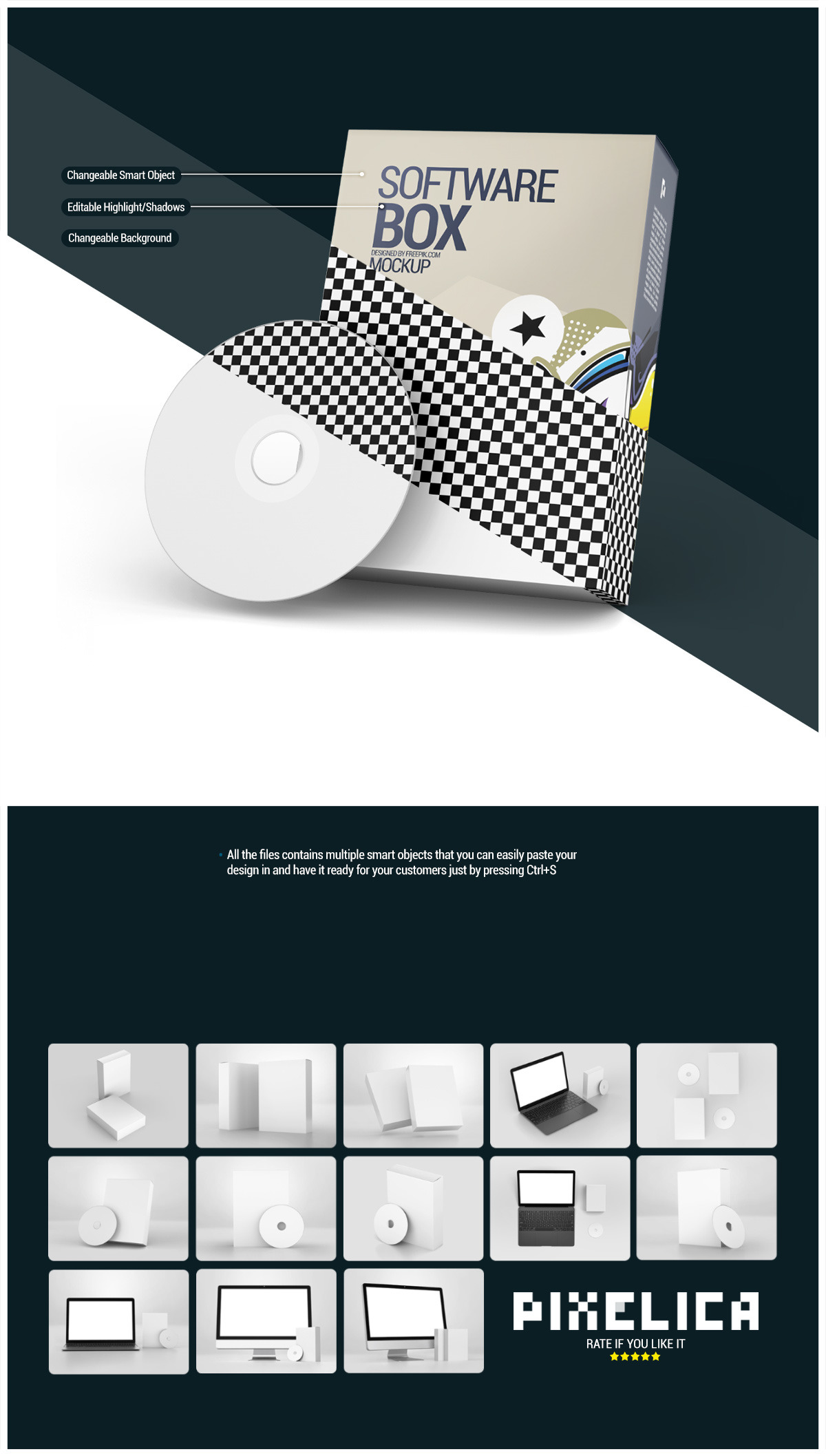 Software Box Mockup