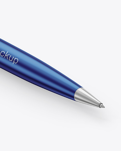 Matte Metallic Pen Mockup