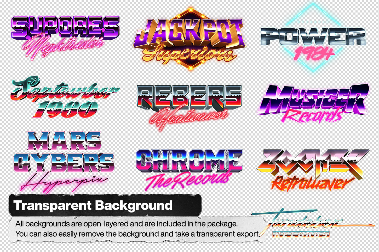 80s Text and Logo Effects Vol.5