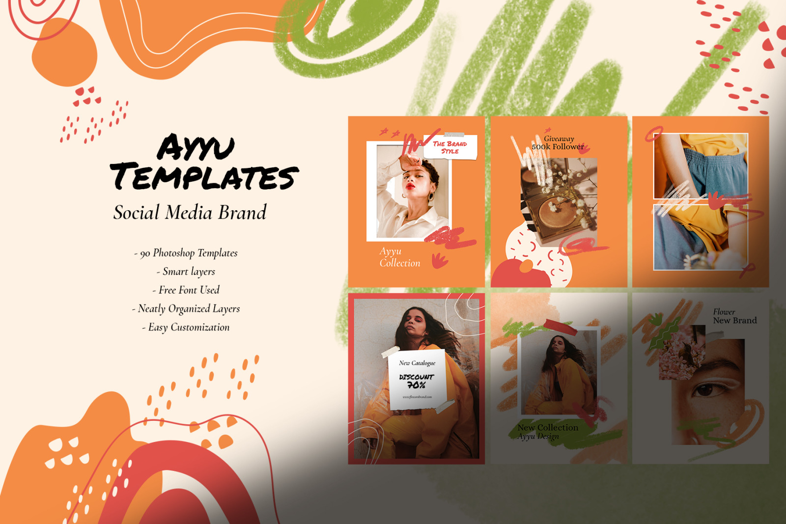 Ayyu - Social Media Brand Templates Ayyu - Social Media Brand Templates