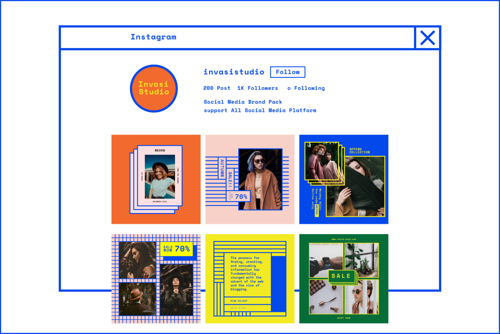 NEORD - Social Media Brand Templates NEORD - Social Media Brand Templates