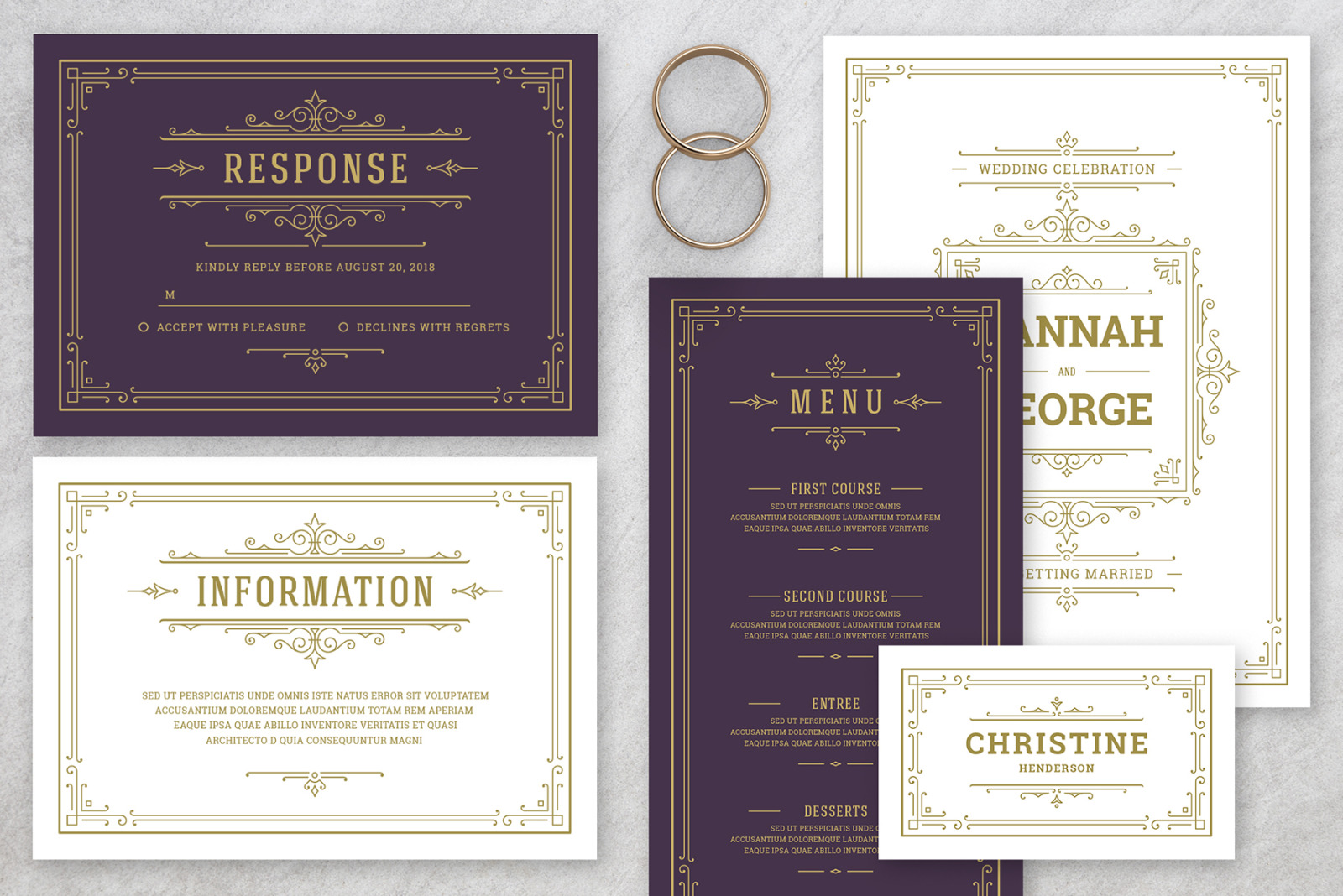 Wedding Invitation Suite