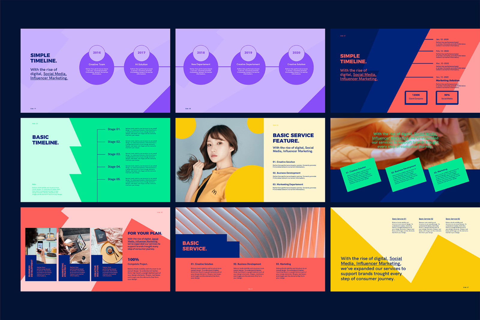 BASIC - PowerPoint Media Kit Templates BASIC - PowerPoint Media Kit Templates