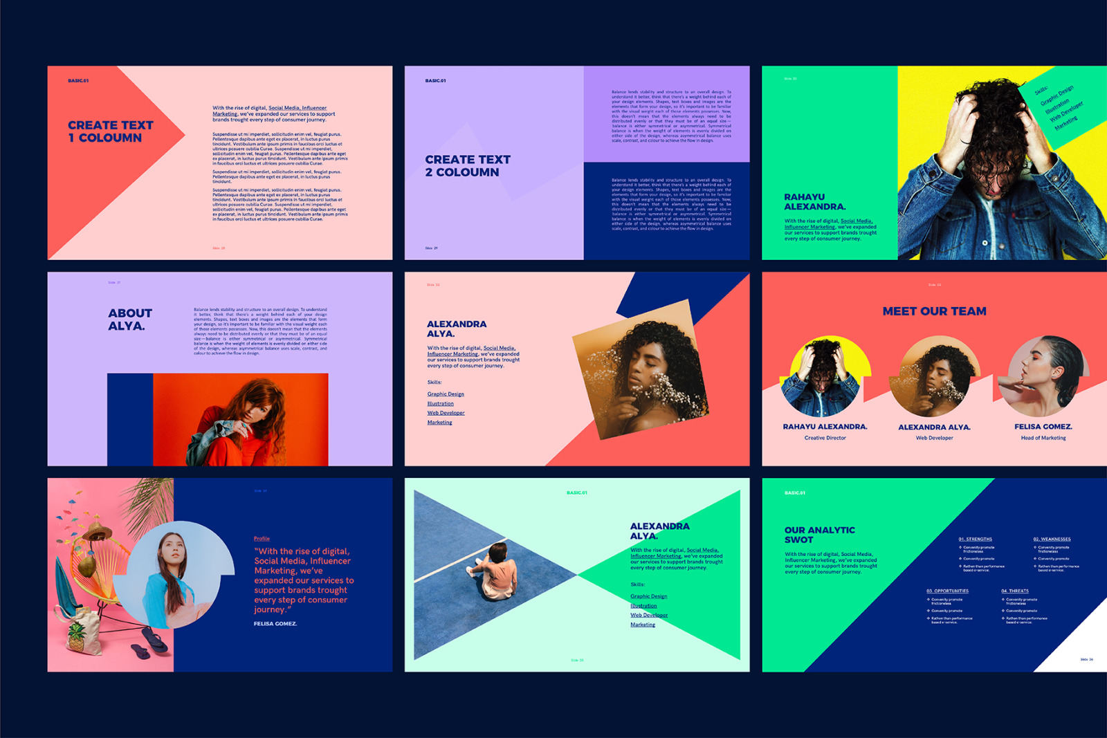 BASIC - PowerPoint Media Kit Templates BASIC - PowerPoint Media Kit Templates